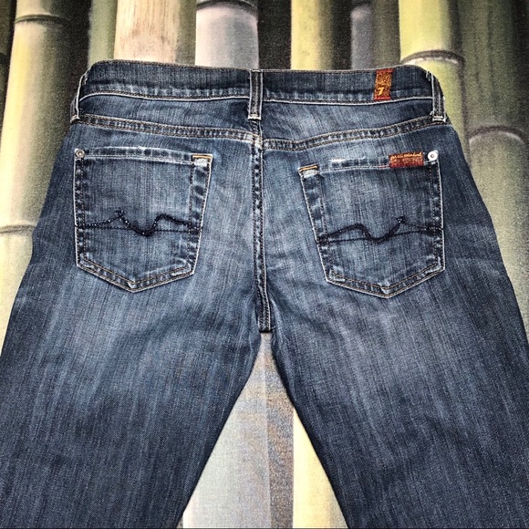 - ⭐️- 7 For All Mankind ⭐️straight Leg Jeans Size 26⭐️ - Picture 6 of 7